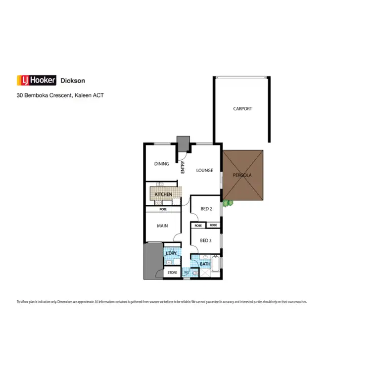 Floorplan of Homely house listing, 30 Bemboka Crescent, Kaleen ACT 2617