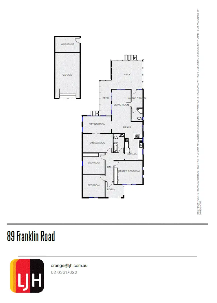 Floorplan of Homely house listing, 89 Franklin Road, Orange NSW 2800