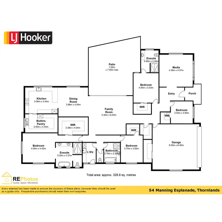 Floorplan of Homely house listing, 54 Manning Esplanade, Thornlands QLD 4164