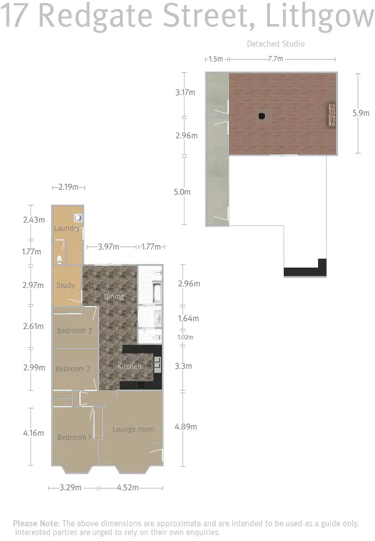 Floorplan of Homely house listing, 17 Redgate Street, Lithgow NSW 2790