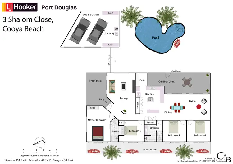 Floorplan of Homely house listing, 3 Shalom Close, Cooya Beach QLD 4873