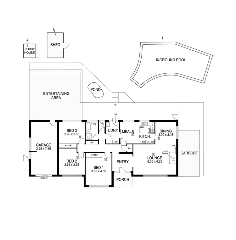Floorplan of Homely house listing, 6 Yalpara Street, Eden Hills SA 5050