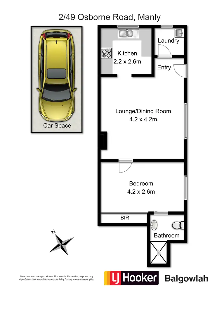 Floorplan of Homely apartment listing, 2/49 Osborne Road, Manly NSW 2095
