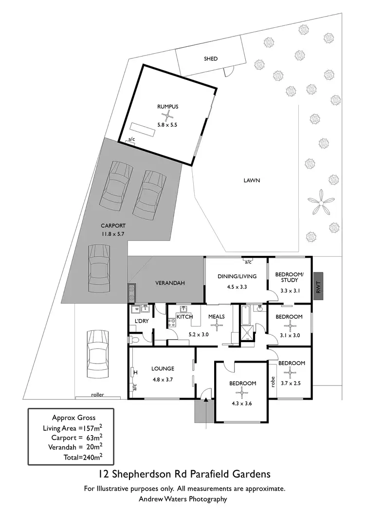 Floorplan of Homely house listing, 12 Shepherdson Road, Parafield Gardens SA 5107