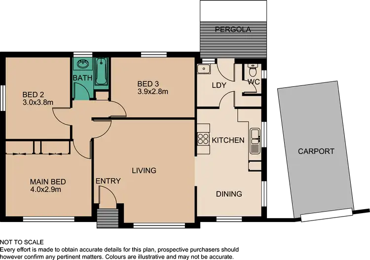 Floorplan of Homely house listing, 64 Olive Road, Eumemmerring VIC 3177