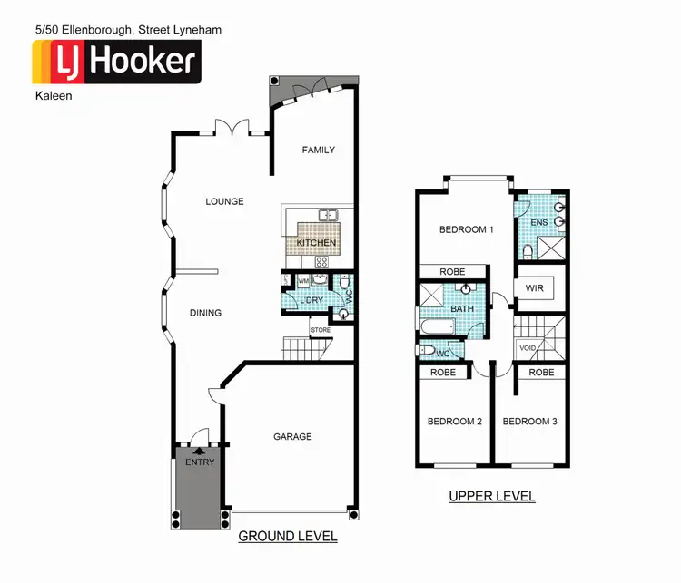 Floorplan of Homely townhouse listing, 5/50 Ellenborough Street, Lyneham ACT 2602