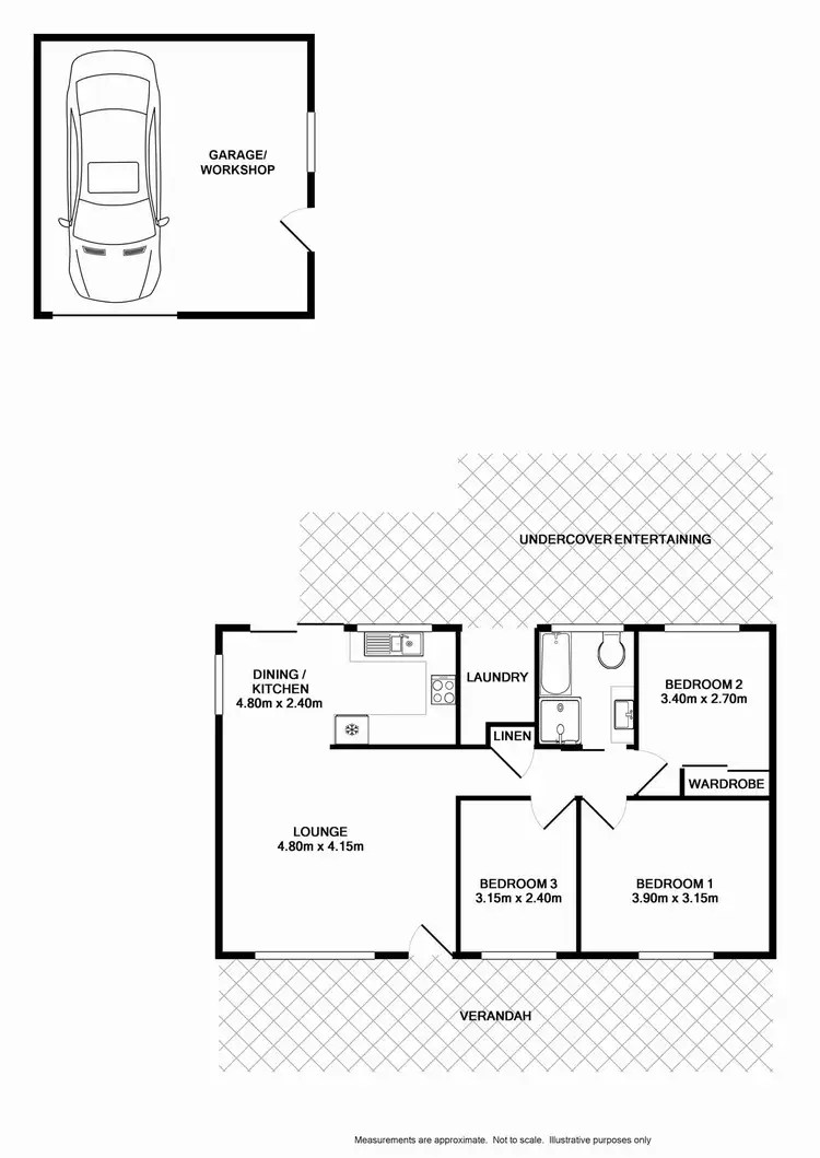 Floorplan of Homely house listing, 84 Berallier Drive, Camden South NSW 2570
