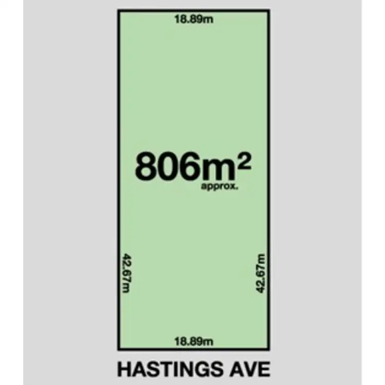 Floorplan of Homely land listing, 20 Hastings Avenue, Sellicks Beach SA 5174