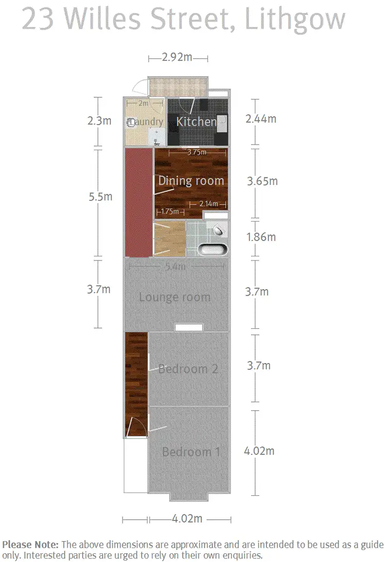 Floorplan of Homely house listing, 23 Willes Street, Lithgow NSW 2790