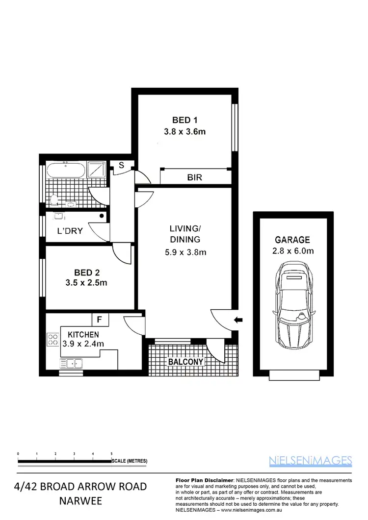 Floorplan of Homely unit listing, 4/42 Broad Arrow Road, Narwee NSW 2209