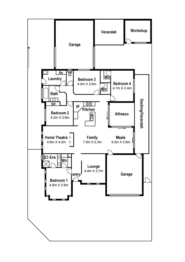 Floorplan of Homely house listing, 43 Goulburn Street, Mernda VIC 3754