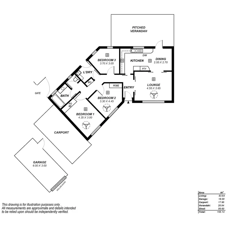 Floorplan of Homely house listing, 2 Perth Avenue, Valley View SA 5093