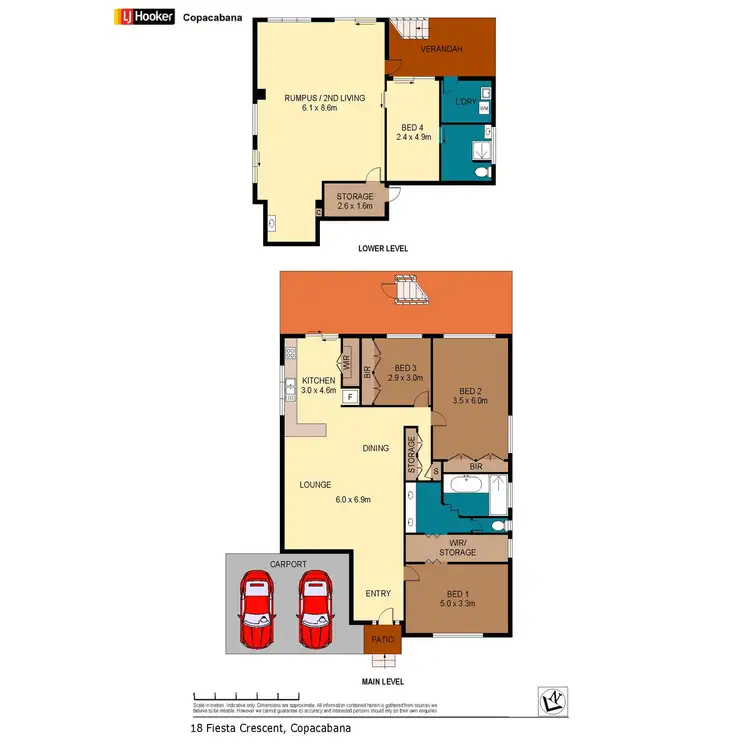 Floorplan of Homely house listing, 18 Fiesta Crescent, Copacabana NSW 2251