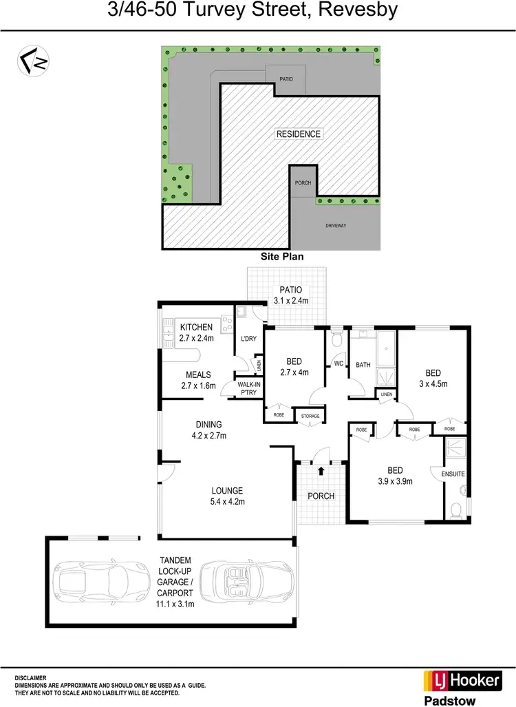 Floorplan of Homely villa listing, 3/46-50 Turvey Street, Revesby NSW 2212