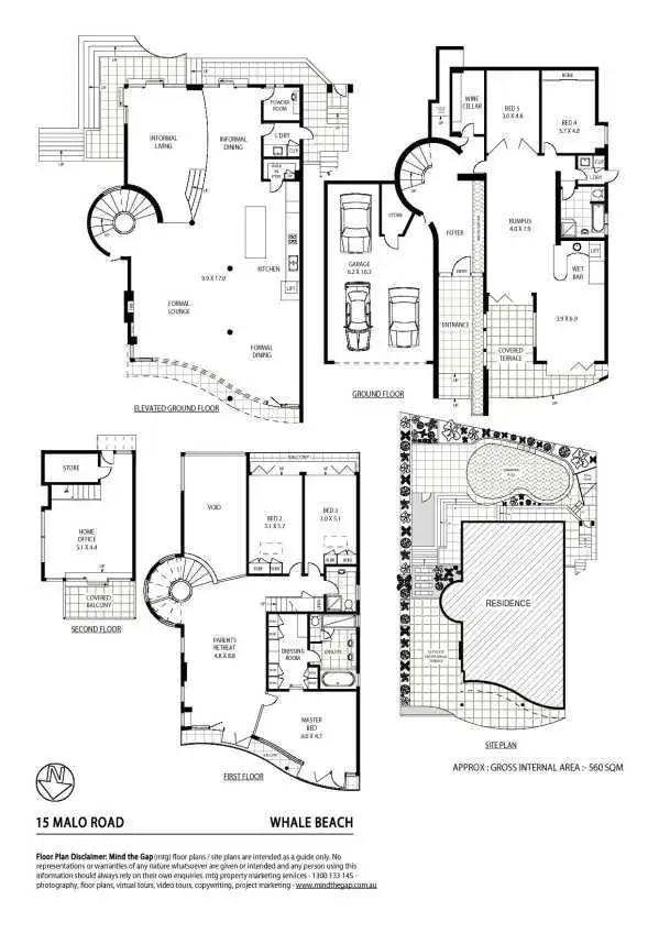 Floorplan of Homely house listing, 15 Malo Road, Whale Beach NSW 2107