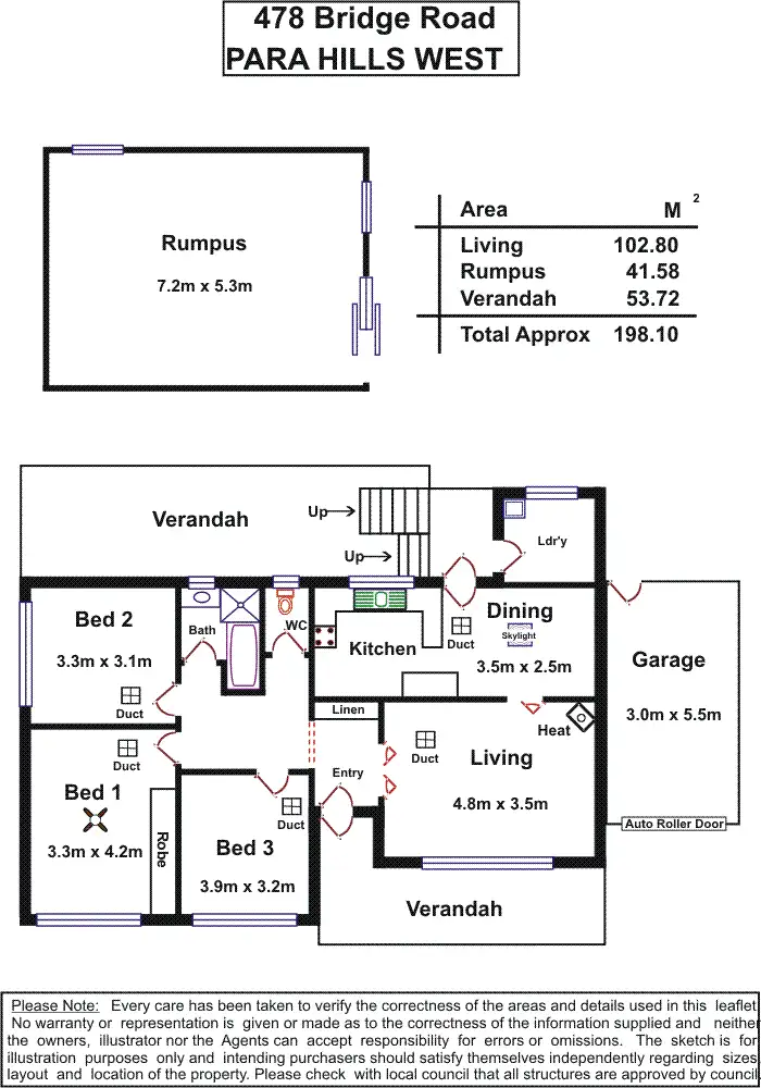 Floorplan of Homely house listing, 478 Bridge Road, Para Hills West SA 5096