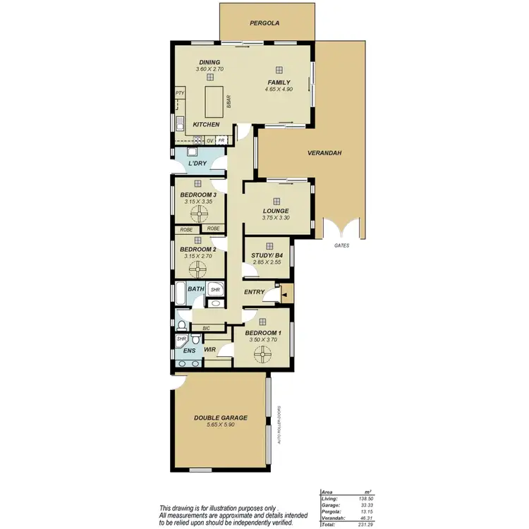 Floorplan of Homely house listing, 11 Gleneagles Circuit, Greenwith SA 5125