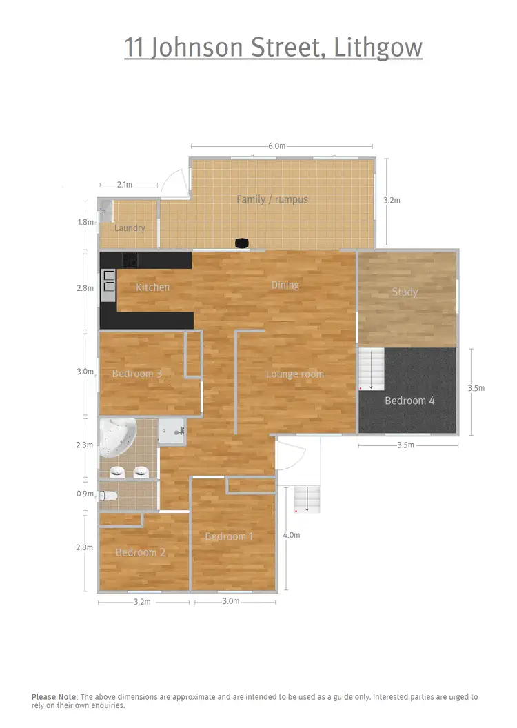 Floorplan of Homely house listing, 11 Johnson Street, Lithgow NSW 2790