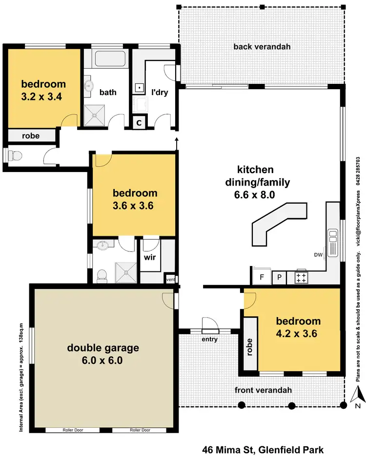 Floorplan of Homely house listing, 46 Mima Street, Glenfield Park NSW 2650