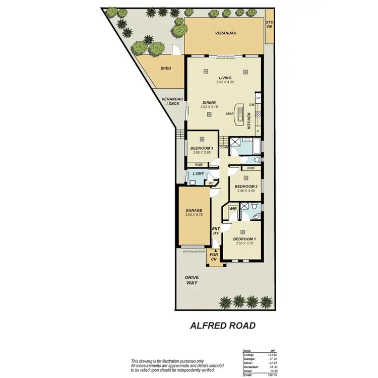 Floorplan of Homely house listing, 14A Alfred Road, Ridgehaven SA 5097