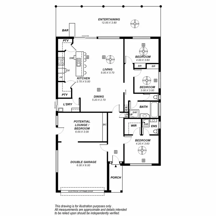 Floorplan of Homely house listing, 5 Vogt Place, Felixstow SA 5070