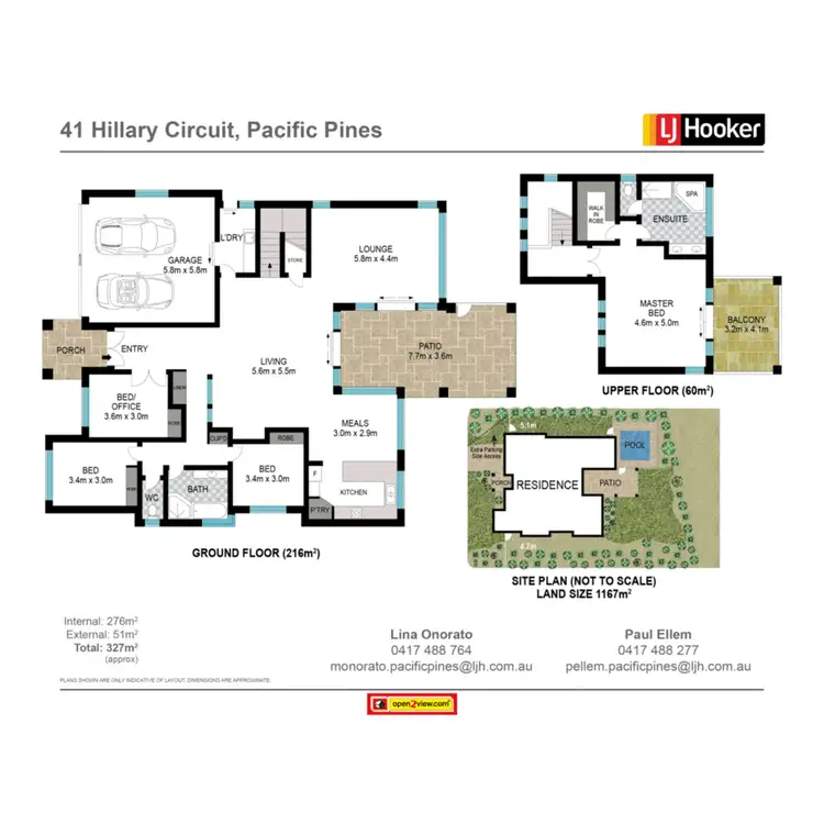 Floorplan of Homely house listing, 41 Hillary Circuit, Pacific Pines QLD 4211