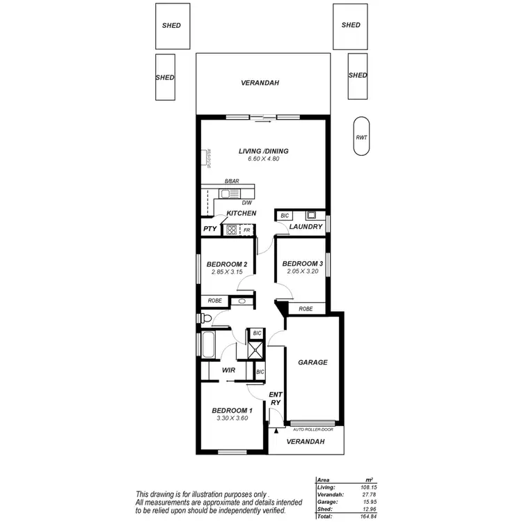 Floorplan of Homely house listing, 28 Bushman Drive, Walkley Heights SA 5098