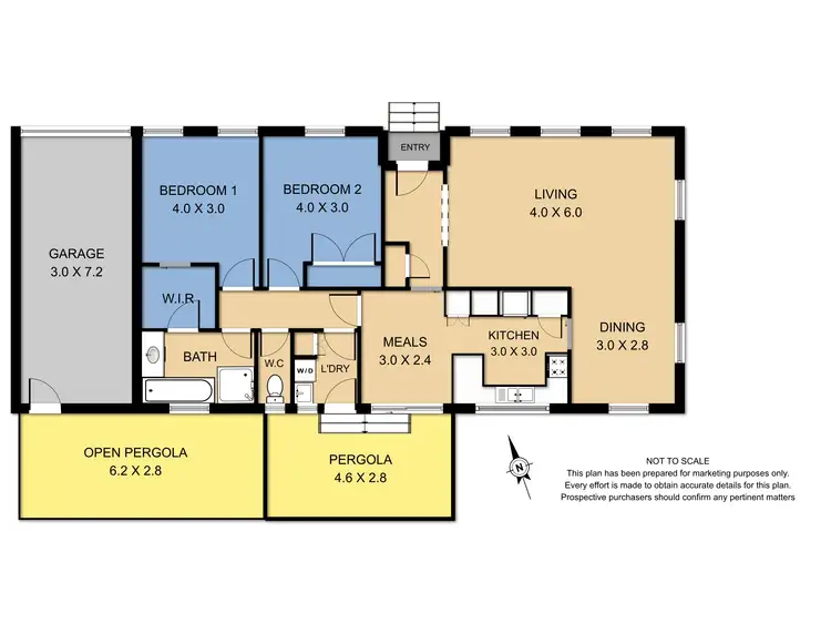 Floorplan of Homely unit listing, 1/170 Scoresby Road, Boronia VIC 3155
