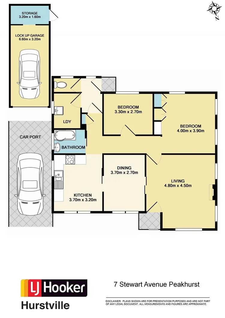 Floorplan of Homely house listing, 7 Stewart Ave, Peakhurst NSW 2210
