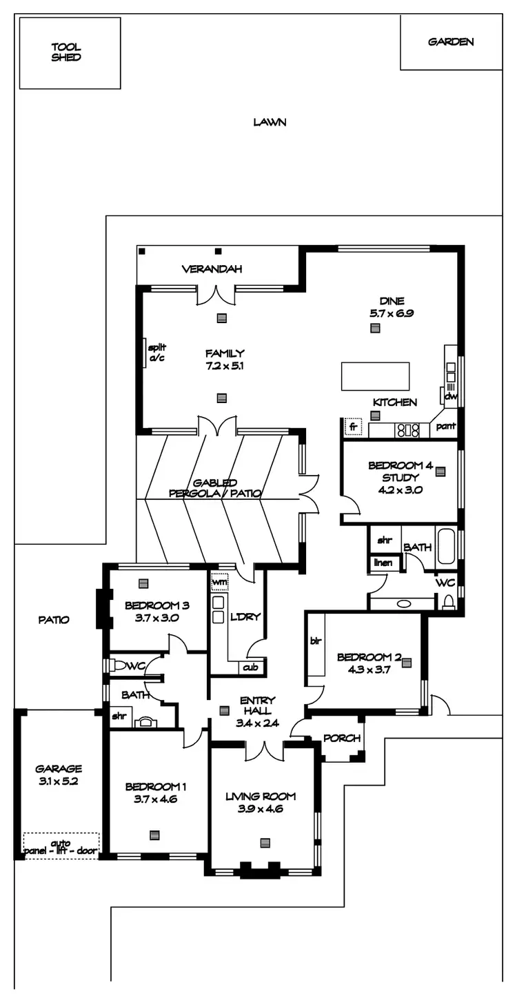 Floorplan of Homely house listing, 36 Cross Street, Lockleys SA 5032