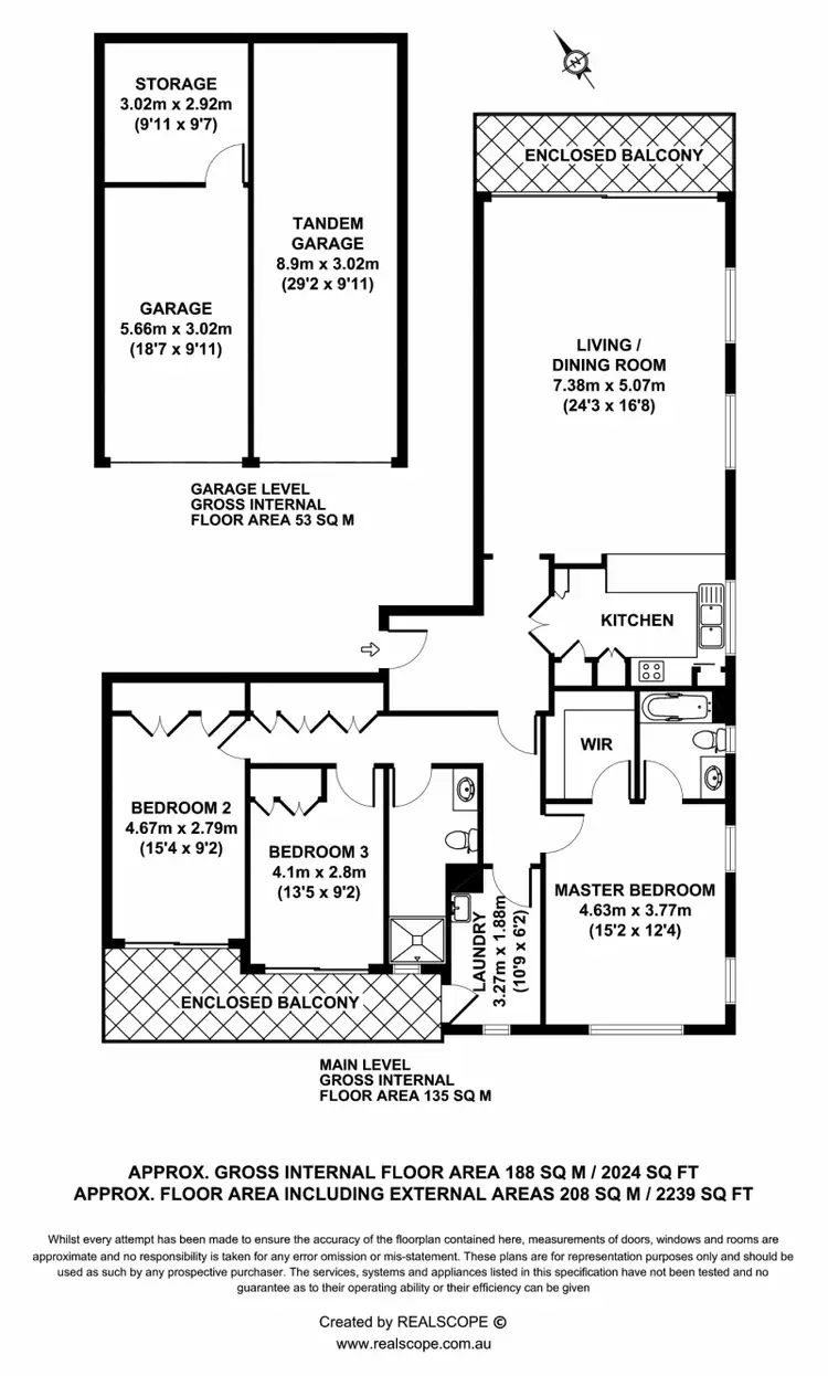 Floorplan of Homely unit listing, 43b/32 Swann Road, Taringa QLD 4068