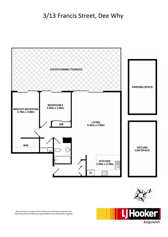 Floorplan of Homely apartment listing, 3/13 Francis Street, Dee Why NSW 2099