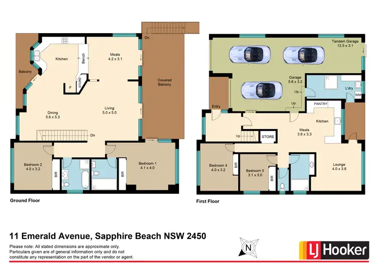 Floorplan of Homely house listing, 11 Emerald Avenue, Sapphire Beach NSW 2450