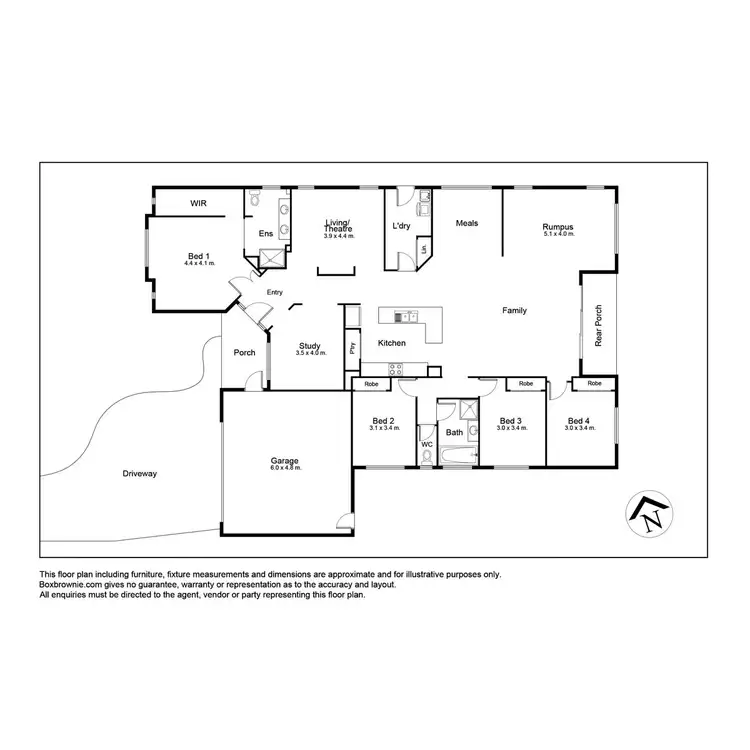 Floorplan of Homely house listing, 21 Juniper Avenue, Point Cook VIC 3030