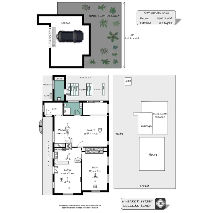 Floorplan of Homely house listing, 31 Herrick Street, Sellicks Beach SA 5174