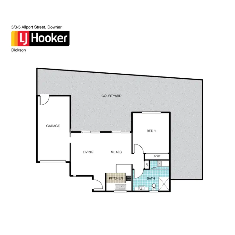 Floorplan of Homely apartment listing, 5/3-5 Allport Street, Downer ACT 2602
