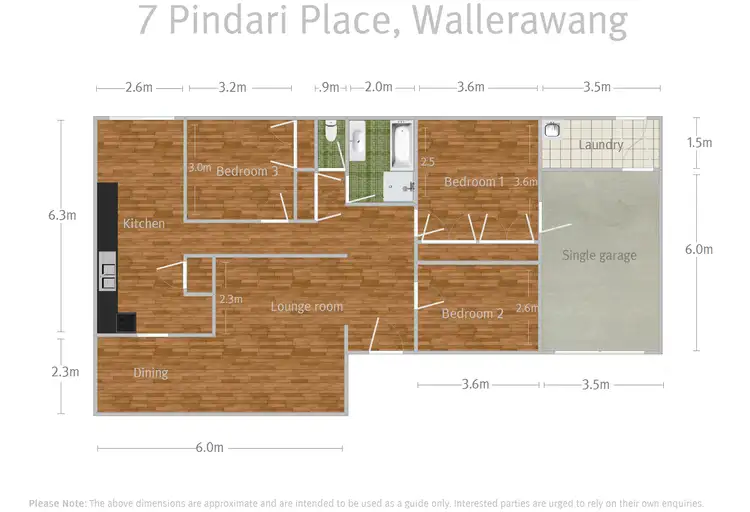 Floorplan of Homely house listing, 7 Pindari Place, Wallerawang NSW 2845