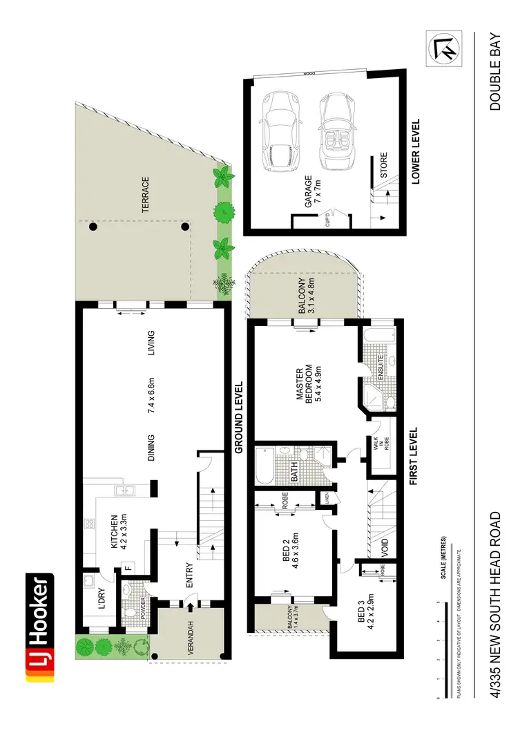 Floorplan of Homely townhouse listing, 4/335 New South Head Road, Double Bay NSW 2028