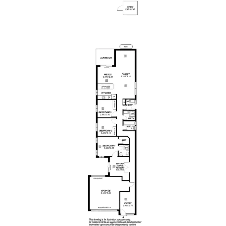 Floorplan of Homely house listing, 20A Aldam Avenue, Aldinga Beach SA 5173