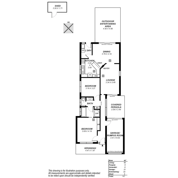 Floorplan of Homely house listing, 8 Ruse Court, Golden Grove SA 5125