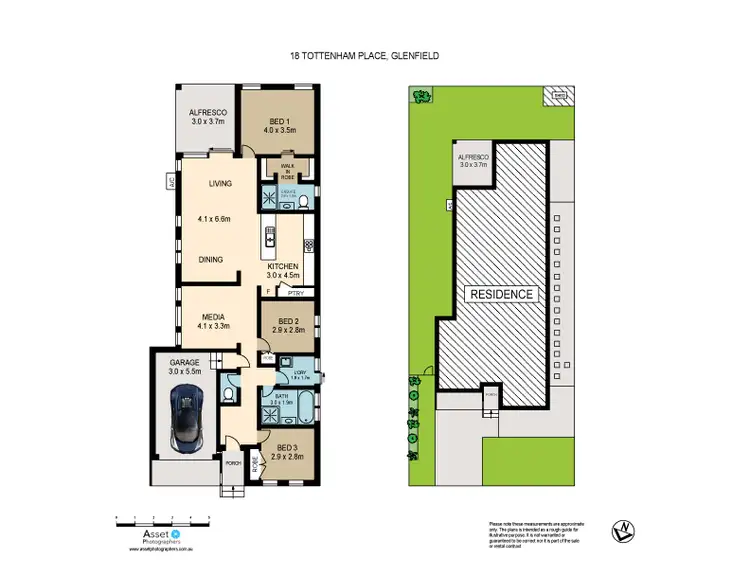Floorplan of Homely house listing, 18 Tottenham Place, Glenfield NSW 2167