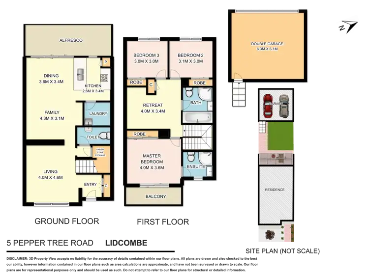 Floorplan of Homely terrace listing, 5 Pepper Tree Road, Lidcombe NSW 2141