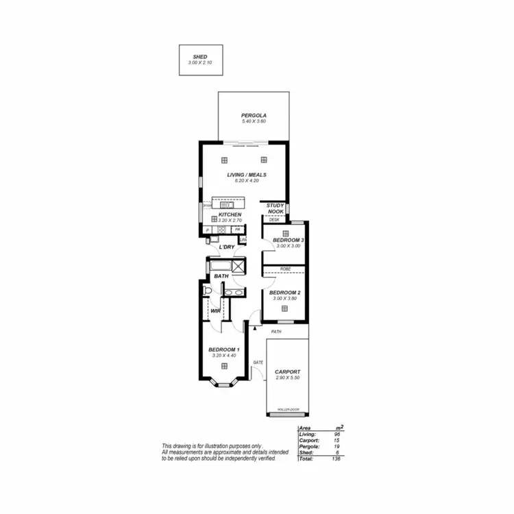 Floorplan of Homely house listing, 18A Dennis Avenue, Newton SA 5074