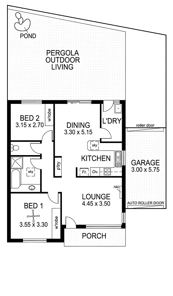 Floorplan of Homely unit listing, 5/112 Wills Street, Peterhead SA 5016