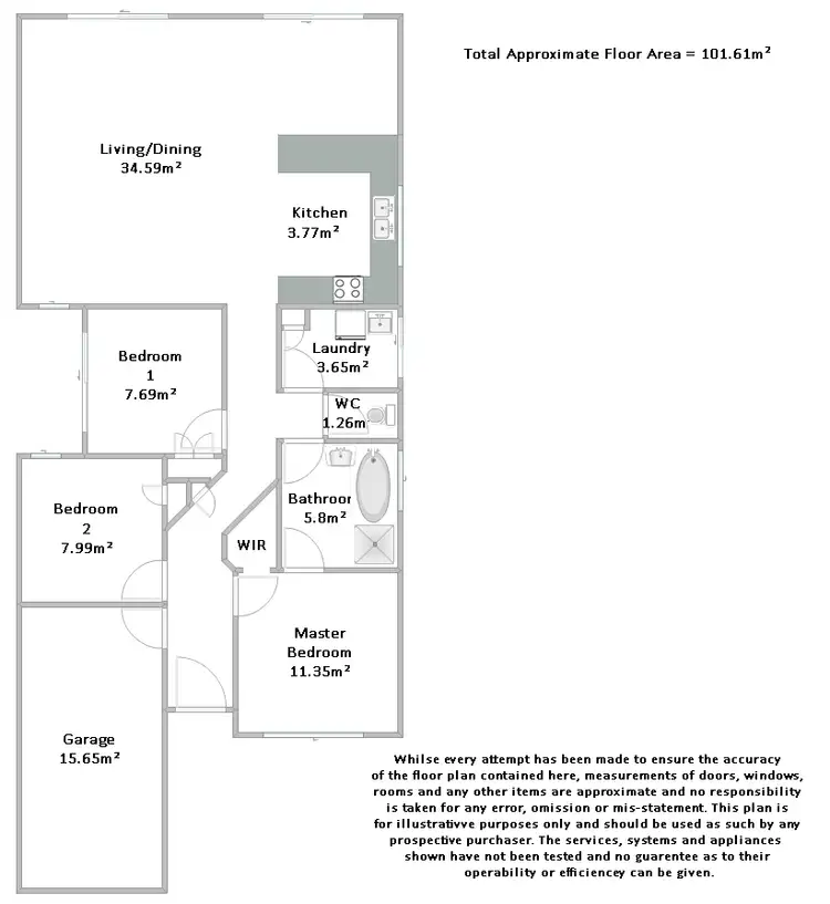 Floorplan of Homely house listing, 1 Honeysuckle Place, Forest Lake QLD 4078