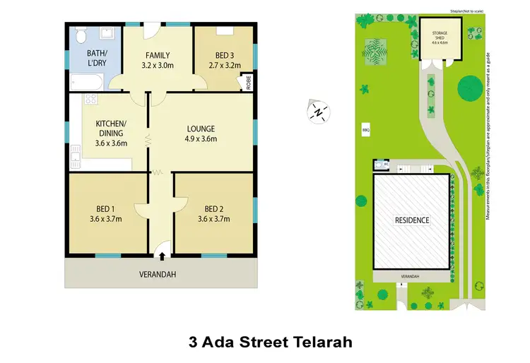 Floorplan of Homely house listing, 3 Ada Street, Telarah NSW 2320