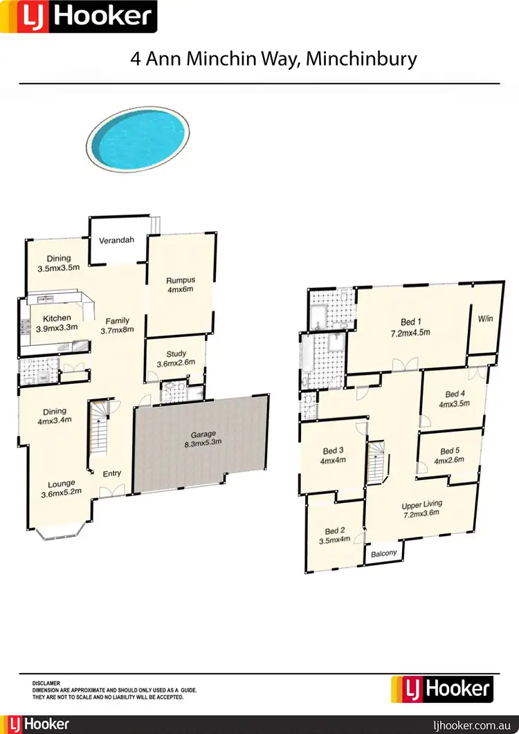 Floorplan of Homely house listing, 4 Ann Minchin Way, Minchinbury NSW 2770