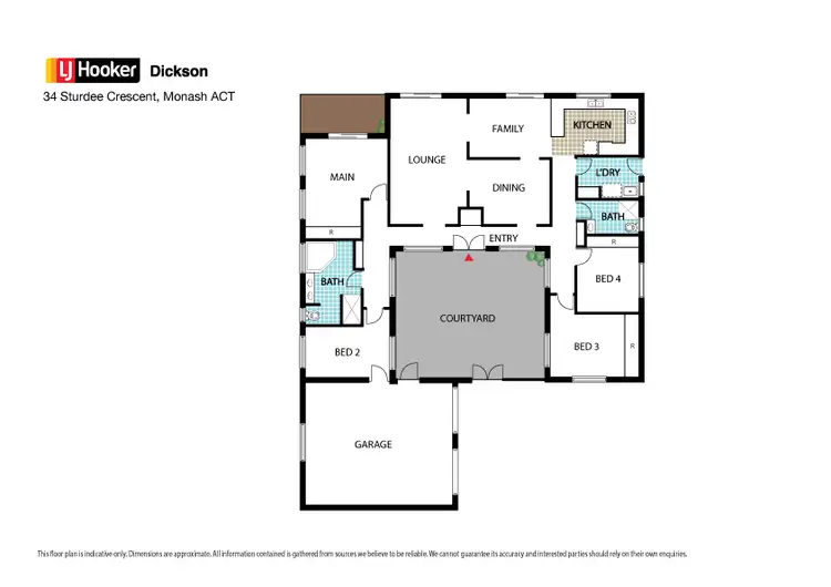 Floorplan of Homely house listing, 128 Louisa Lawson Crescent, Gilmore ACT 2905