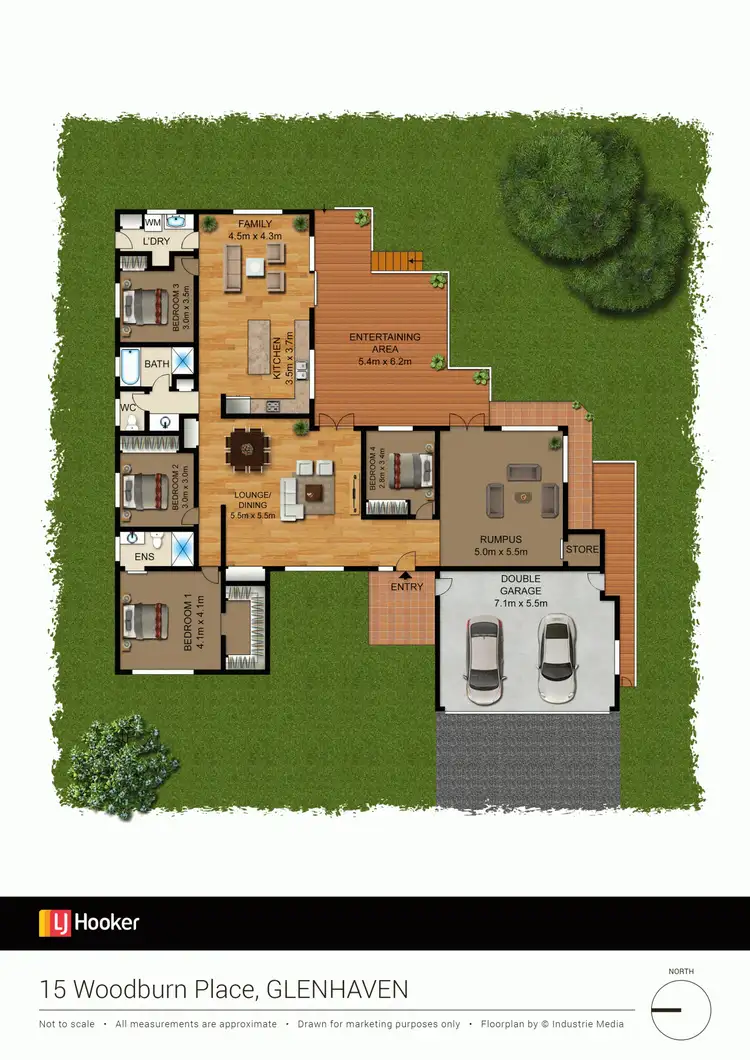 Floorplan of Homely house listing, 15 Woodburn Place, Glenhaven NSW 2156