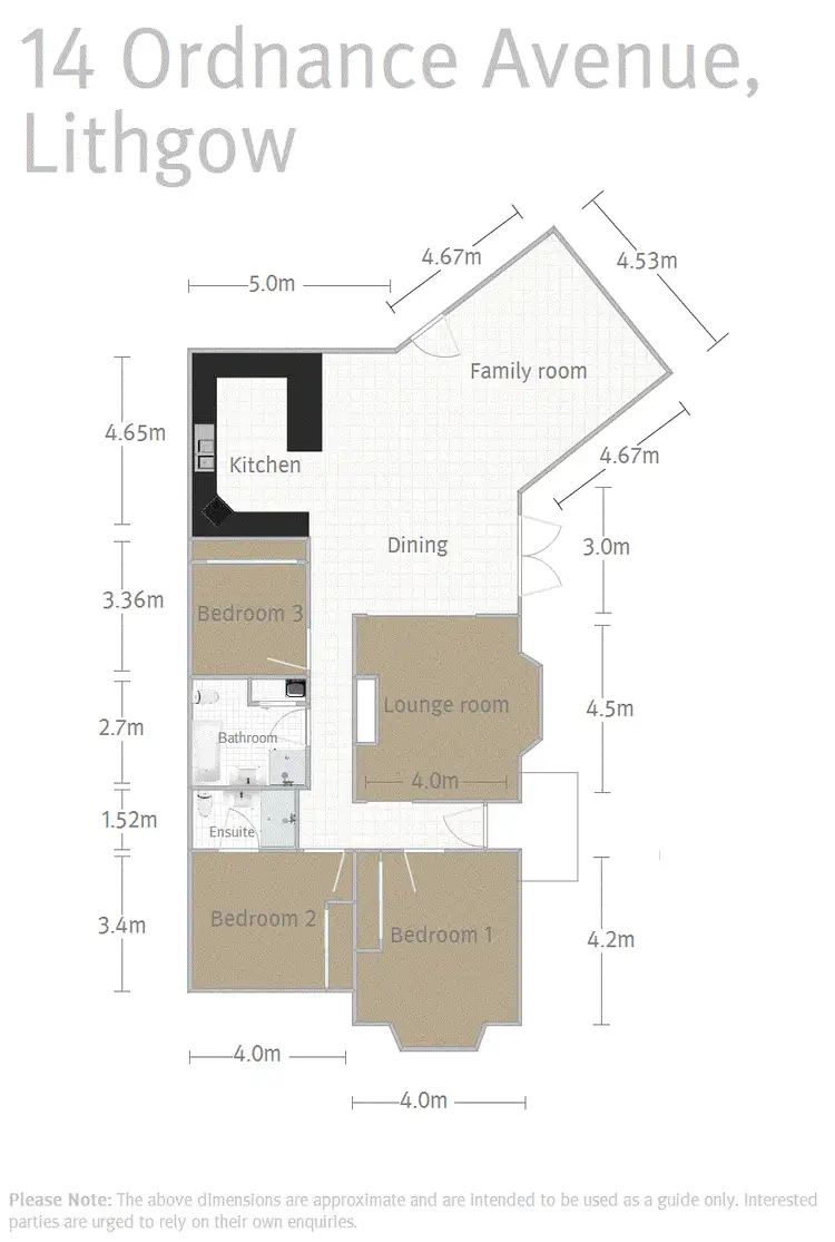 Floorplan of Homely house listing, 14 Ordnance Avenue, Lithgow NSW 2790